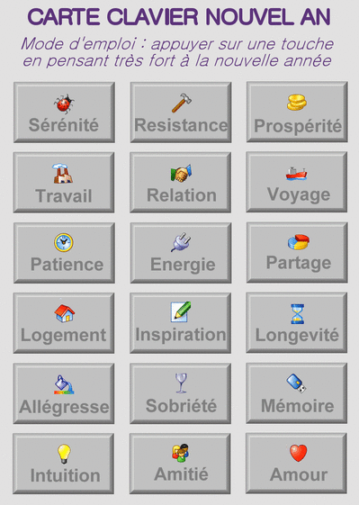 carte nouvel an originale